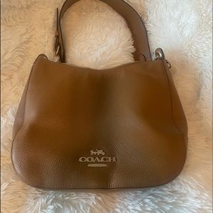 Coach tan shoulder bag